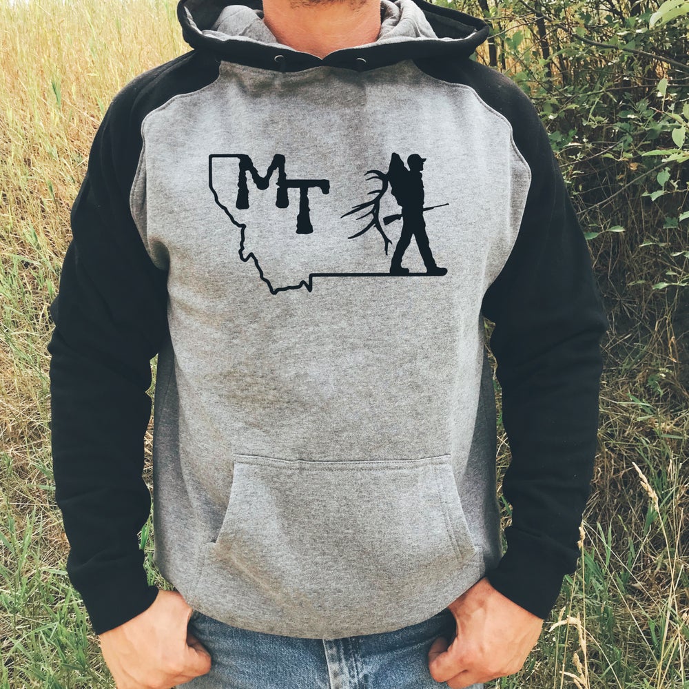 CLOSEOUT! MEN'S MONTANA RIFLE HUNTER HOODIE -NICKEL/BLACK
