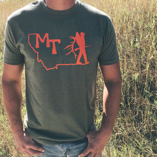 MEN'S MONTANA RIFLE HUNTER -MILITARY/ORANGE