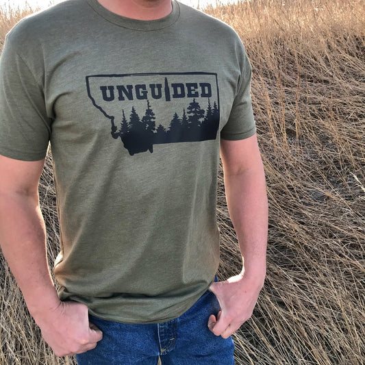 MEN'S MONTANA UNGUIDED TEE -MILITARY