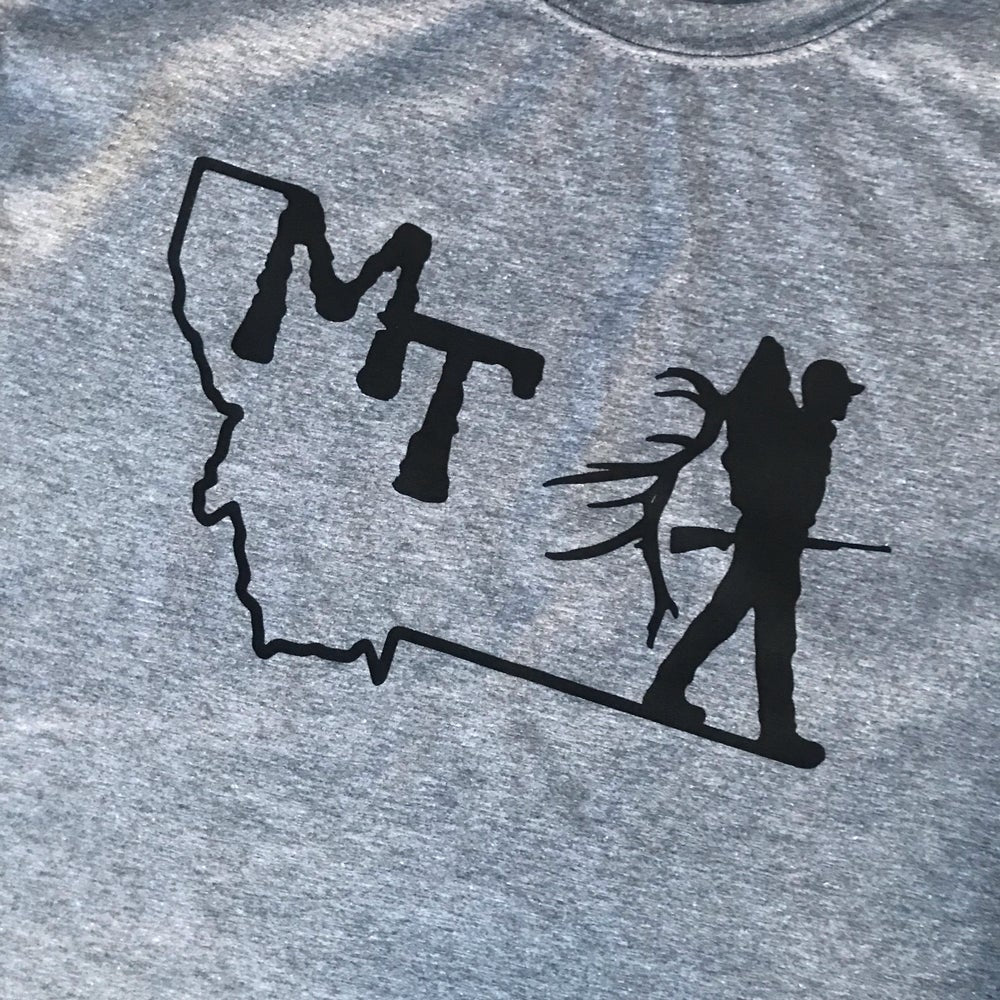 MEN'S MT RIFLE HUNTER TEE -GRAPHITE