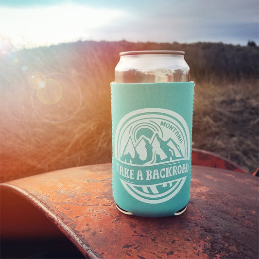 MONTANA TAKE A BACKROAD KOOZIE