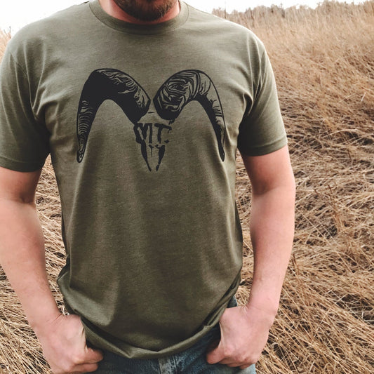 MEN'S MT RAM TEE -MILITARY