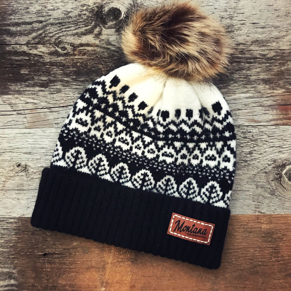 MONTANA THICK KNIT POM BEANIE