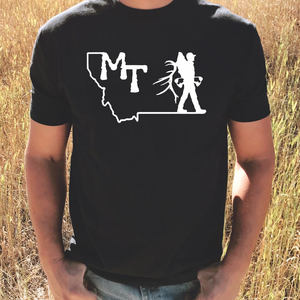 MEN'S MONTANA BOWHUNTER TEE -BLACK