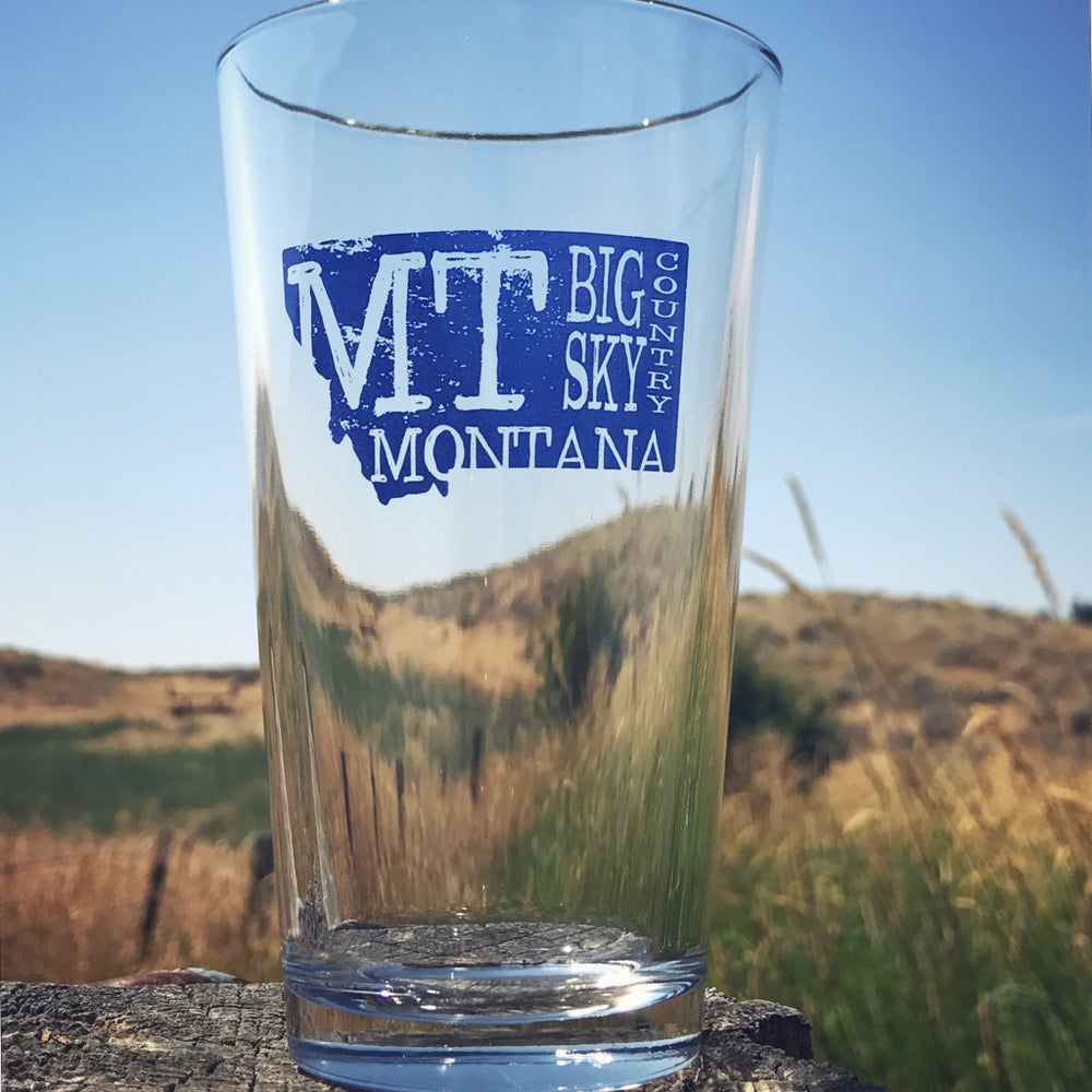 MONTANA PINT GLASS