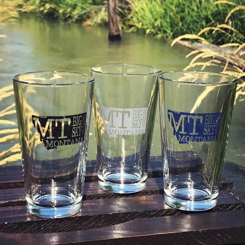 MONTANA PINT GLASS