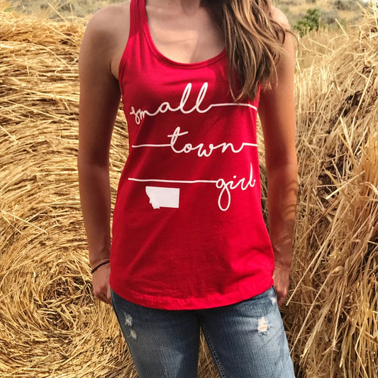CLOSEOUT! LADIES SMALL TOWN GIRL TANK