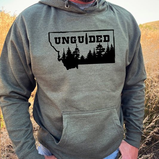 MEN'S MONTANA UNGUIEDED HOODIE -ARMY