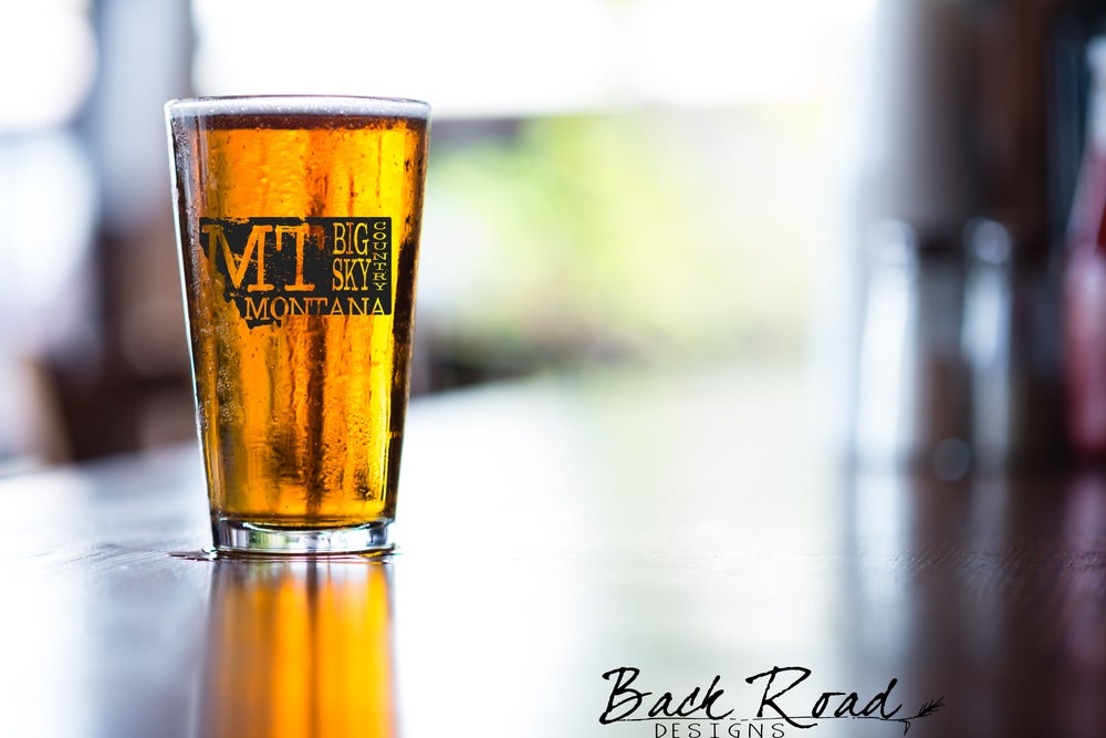 MONTANA PINT GLASS