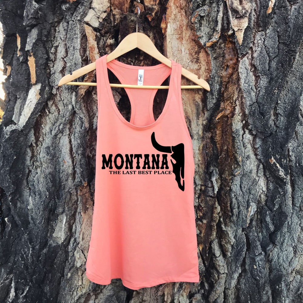 LADIES MONTANA LAST BEST PLACE TANK -ORANGE