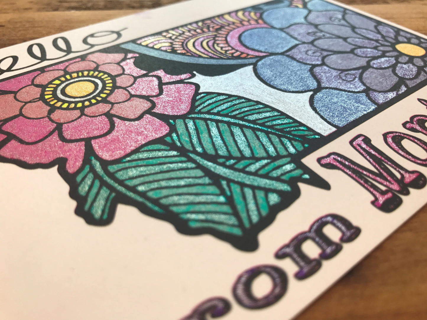 MONTANA COLOR-IN POSTCARDS -SET OF 12