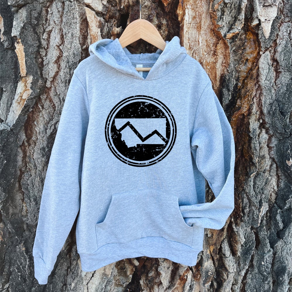 YOUTH MONTANA MOUNTAIN HOODIE -GREY