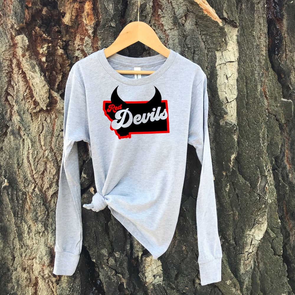 RED DEVILS LONG SLEEVE -YOUTH AND ADULT SIZES