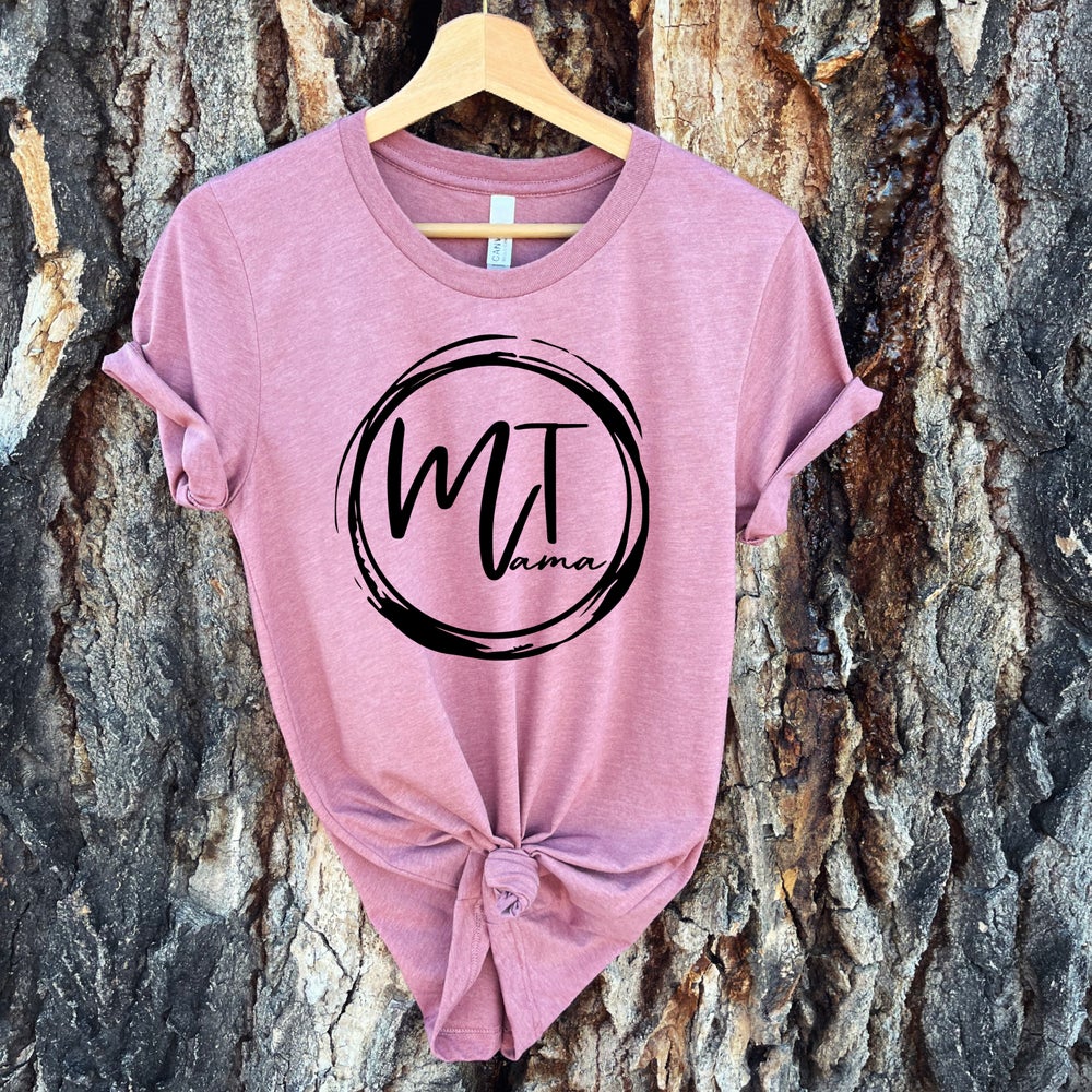 MONTANA MAMA CIRCLE TEE -MAUVE