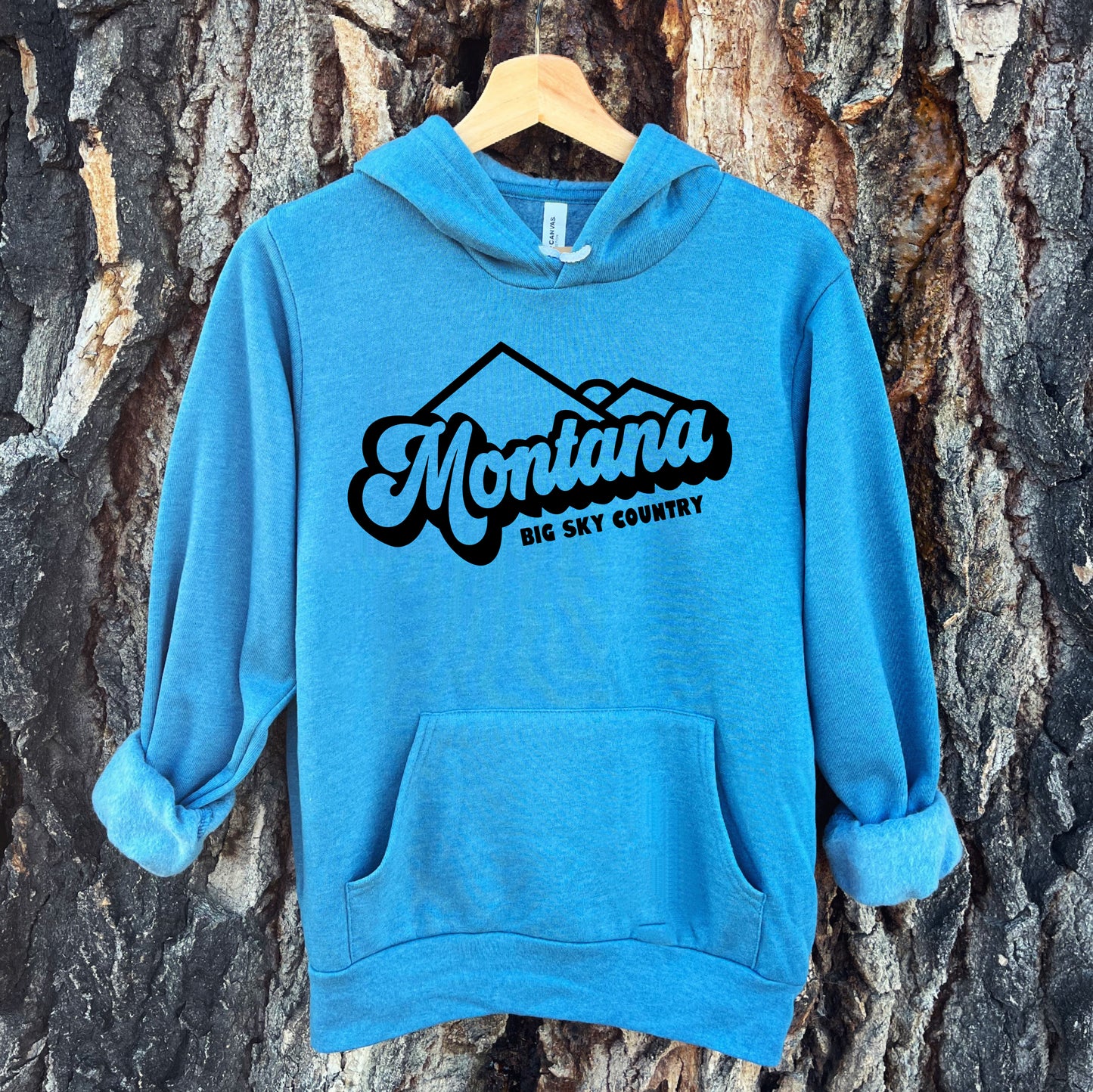 MONTANA BIG SKY COUNTRY HOODIE -DEEP TEAL