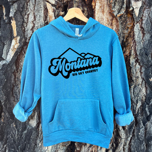 MONTANA BIG SKY COUNTRY HOODIE -DEEP TEAL