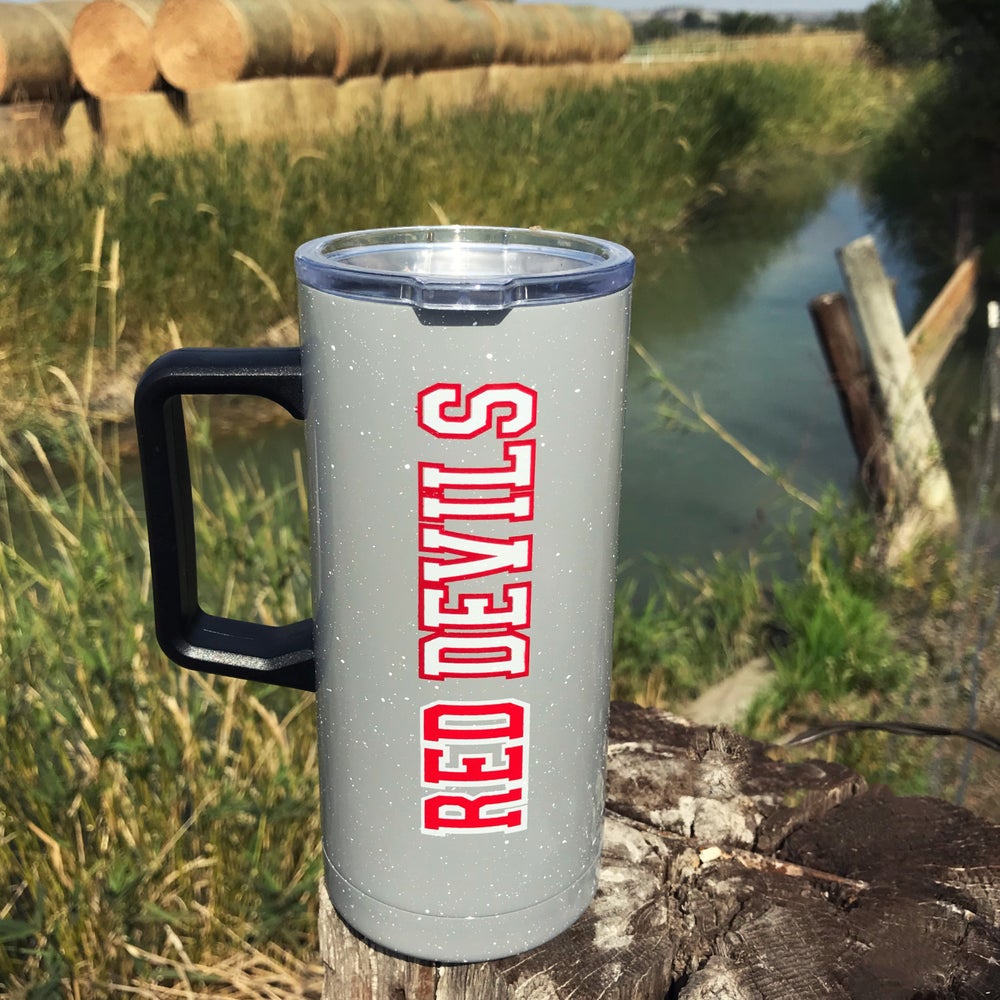 RED DEVILS CAMP TRAVEL MUG
