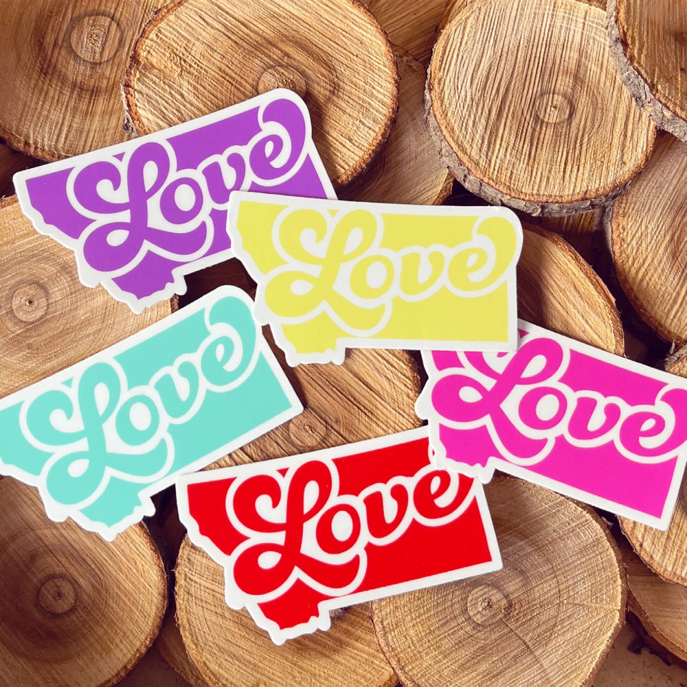 MONTANA LOVE STICKERS