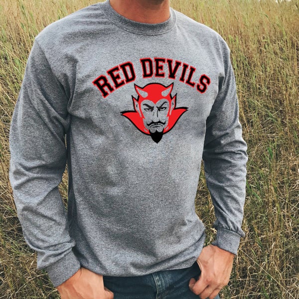 CURVED RED DEVILS LONG SLEEVE