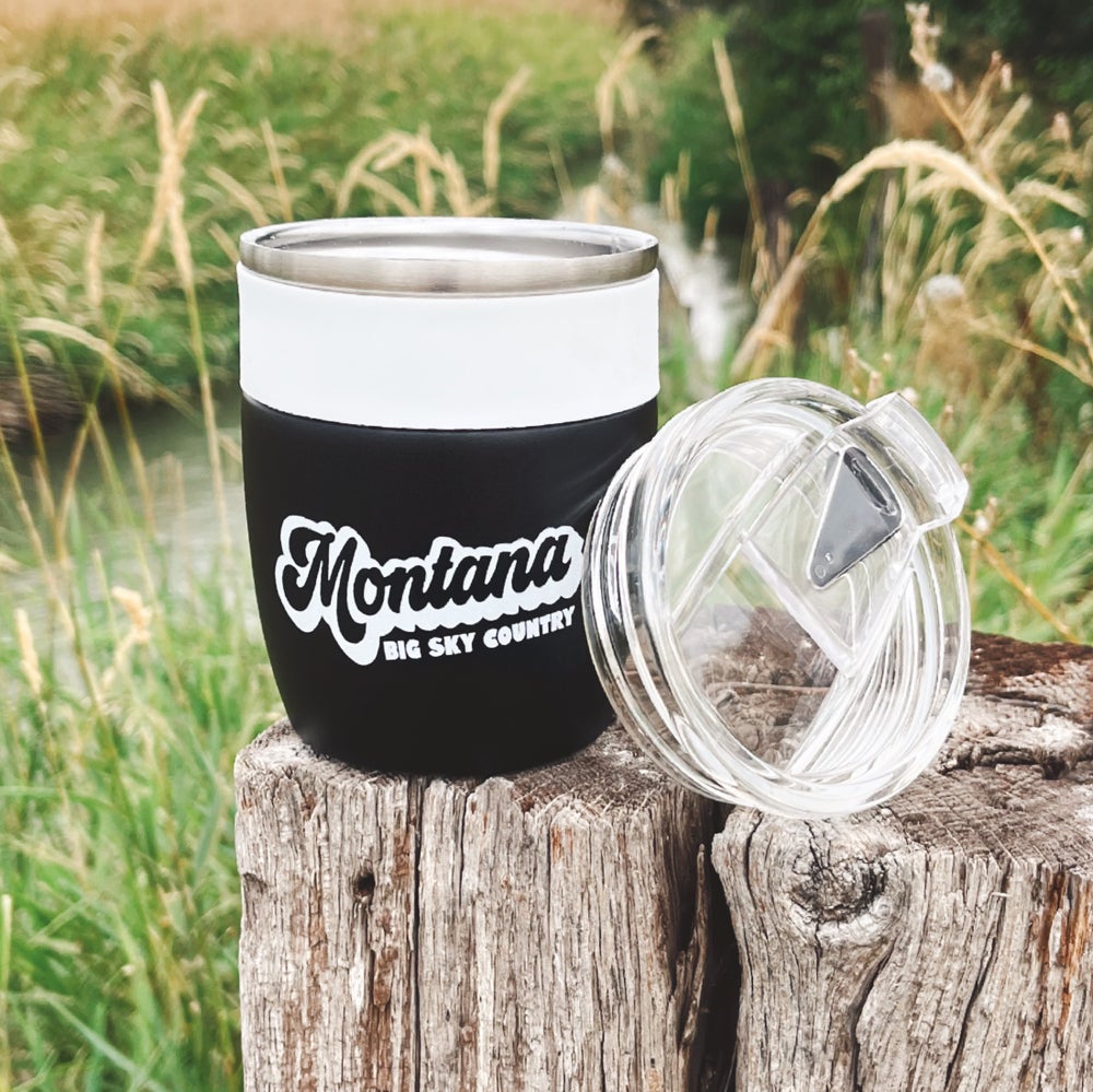 MONTANA BIG SKY COUNTRY WINE TUMBLER