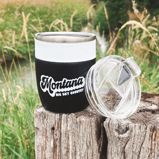 MONTANA BIG SKY COUNTRY WINE TUMBLER