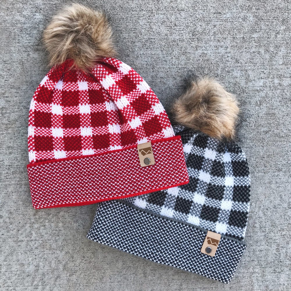 CLOSEOUT! MT KNIT POM MOUNTAIN BEANIES