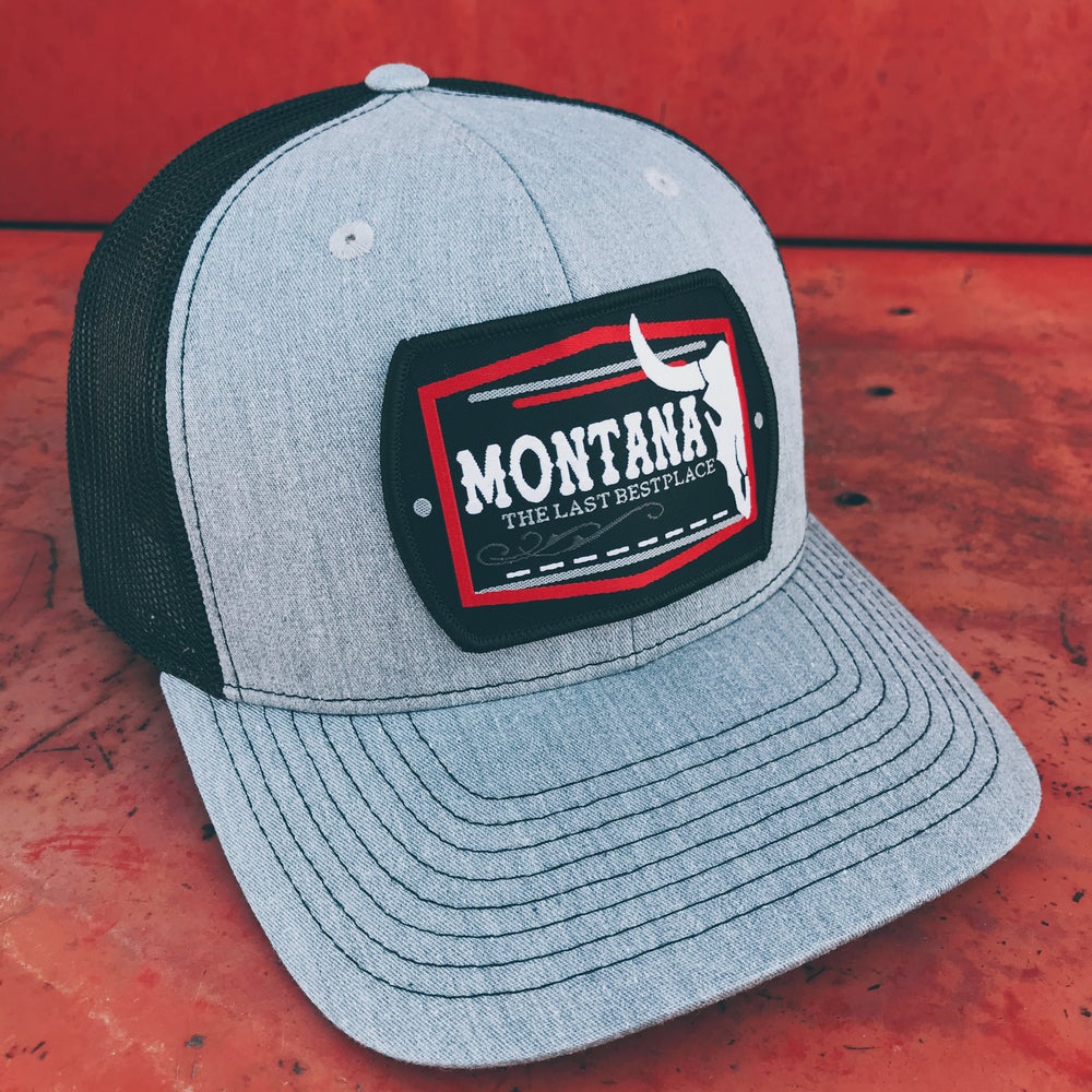 MONTANA LAST BEST PLACE HAT -RED/BLACK PATCH