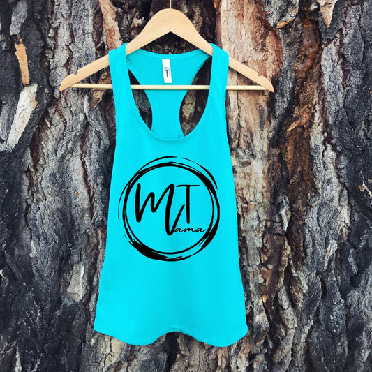 MONTANA MAMA CIRCLE TANK -TEAL