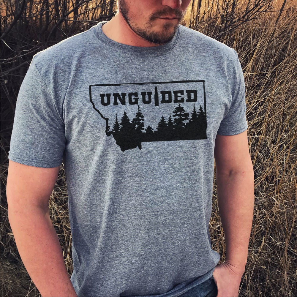 MEN'S MONTANA UNGUIDED TEE -GRAPHITE