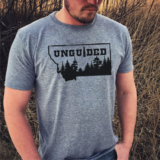 MEN'S MONTANA UNGUIDED TEE -GRAPHITE