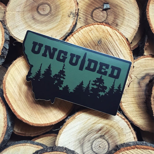 MONTANA UNGUIDED STICKER